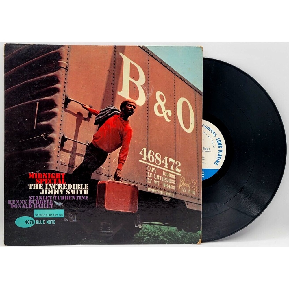 JIMMY SMITH - MIDNIGHT SPECIAL -  JAZZ LP BLUE NOTE BLP 4078 RVG‎ IN DEAD WAX